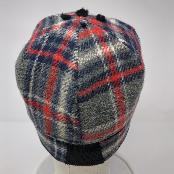 Unbranded Fitted Hat Multicolor One Size Plaid Ear Flap Quilted Blank - Picture 5 of 8